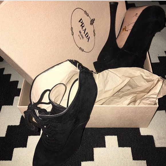 Prada  Suede Calzature  Boot - Picture 4 of 4
